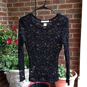 Black delicate top